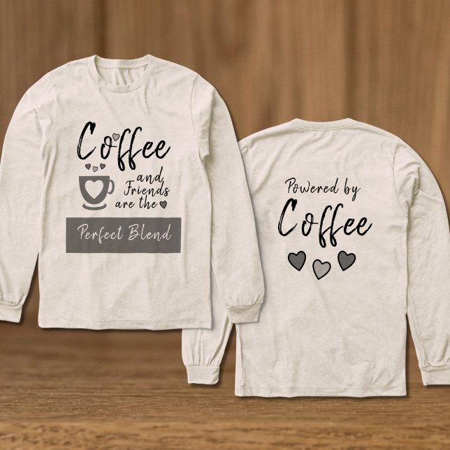 Friends perfect blend grey coffee Tri-Blend shirt (Creator Uploaded)