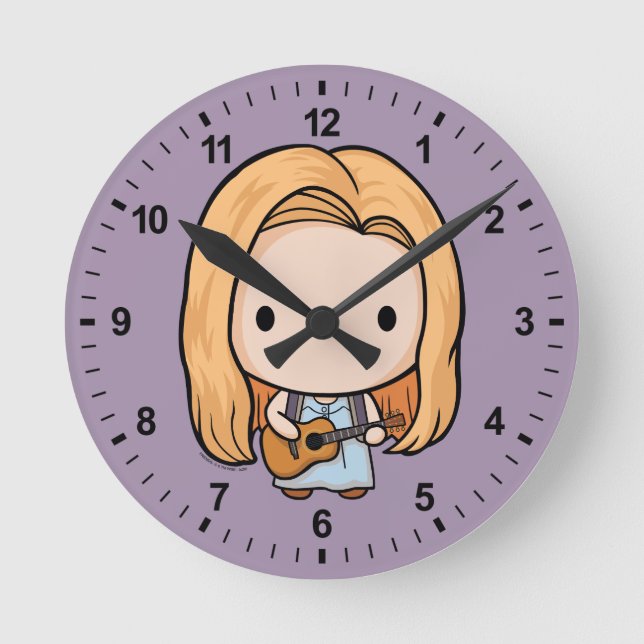 FRIENDS™ | Phoebe Chibi Round Clock (Front)