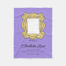 FRIENDS™ Picture Frame | New Baby Birth Stats