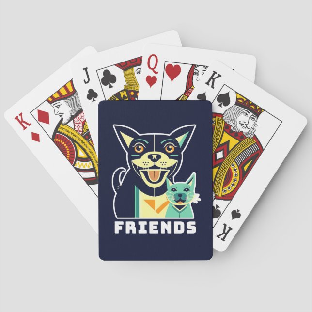 Friends Playing Cards (Back)