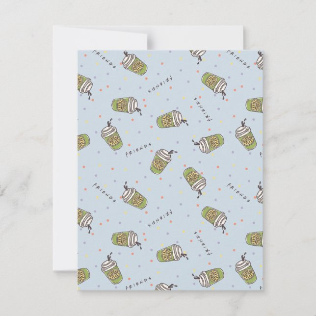 FRIENDS™ | Polka Dot Central Perk Pattern Card (Front)
