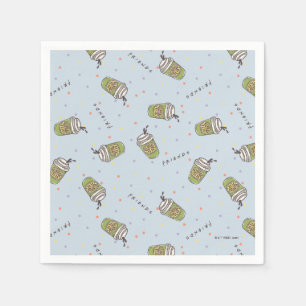 FRIENDS™   Polka Dot Central Perk Pattern Napkin