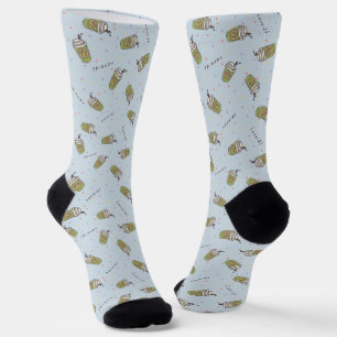 FRIENDS™   Polka Dot Central Perk Pattern Socks