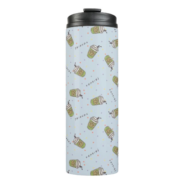 FRIENDS™ | Polka Dot Central Perk Pattern Thermal Tumbler (Front)