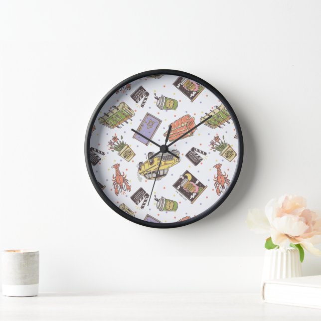 FRIENDS™ | Polka Dot Icon Pattern Clock (Home)