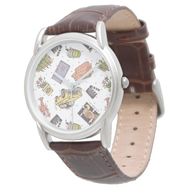 FRIENDS™ | Polka Dot Icon Pattern Watch (Angled)