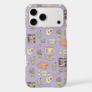 FRIENDS™   Purple Icon Pattern