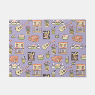 FRIENDS™ | Purple Icon Pattern Doormat