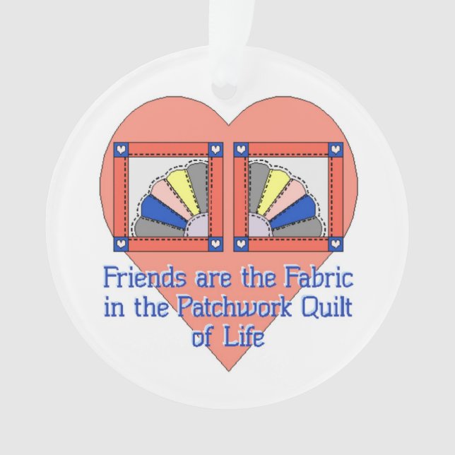 Friends - Quilt Pattern Ornament (Front)