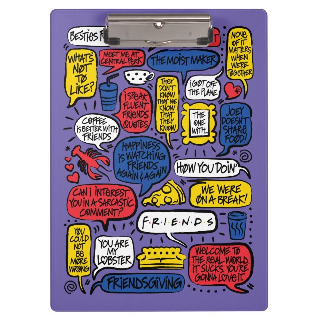FRIENDS™ Quotes Clipboard (Front)