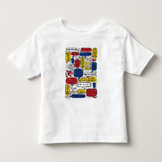 FRIENDS™ Quotes Toddler T-Shirt (Front)