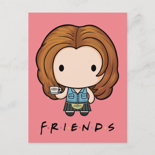 FRIENDS™ | Rachel Chibi Invitation Postcard (Front)