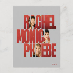 FRIENDS™ Rachel, Monica & Phoebe Postcard
