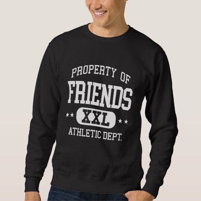 Friends Retro Athletic Property Dept Sweatshirt (Front)