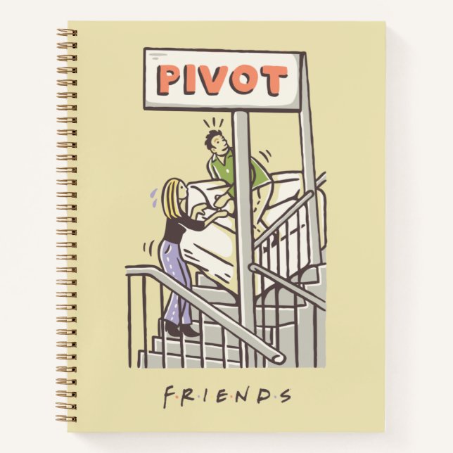 FRIENDS™ | Ross and Rachel PIVOT Notebook (Front)