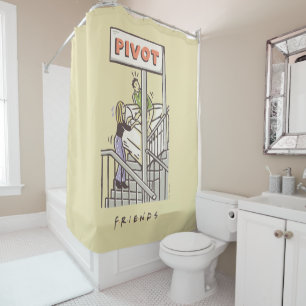 FRIENDS™   Ross and Rachel PIVOT Shower Curtain