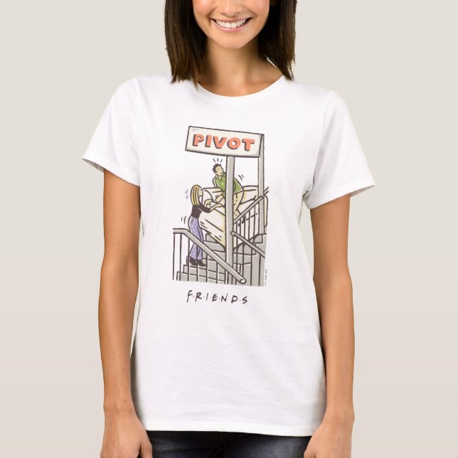 FRIENDS™ | Ross and Rachel PIVOT T-Shirt (Front)