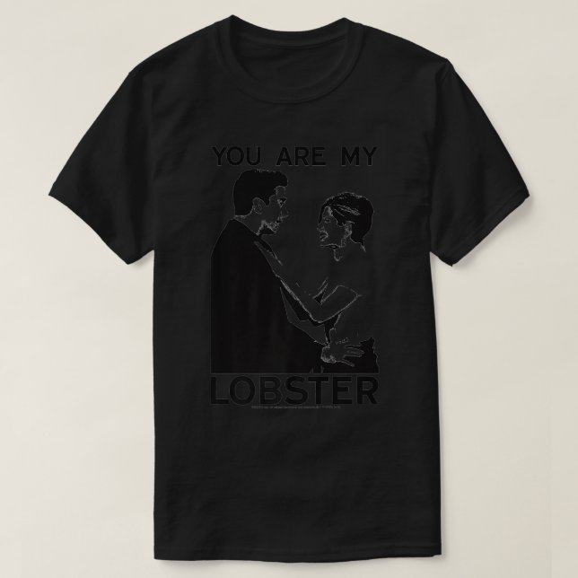 Friends Ross And Rachel You Are My Lobster Premium T-Shirt (Design Front)