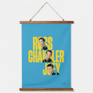 FRIENDS™ Ross, Chandler & Joey Hanging Tapestry