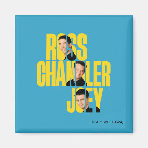 FRIENDS™ Ross, Chandler & Joey Magnet