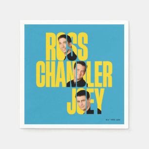 FRIENDS™   Ross, Chandler & Joey Napkin