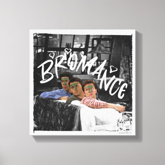 FRIENDS™ | Ross, Joey, & Chandler Bromance Canvas Print (Front)