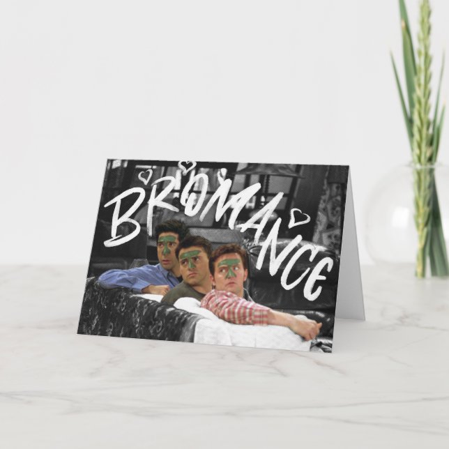 FRIENDS™ | Ross, Joey, & Chandler Bromance Card (Front)