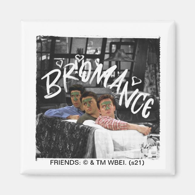 FRIENDS™ | Ross, Joey, & Chandler Bromance Magnet (Front)