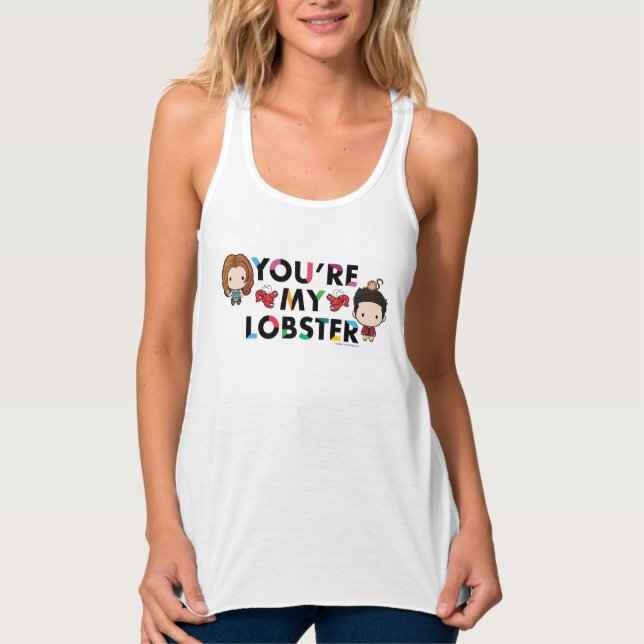 FRIENDS™ | Ross & Rachel  Lobster Chibi Singlet (Front)