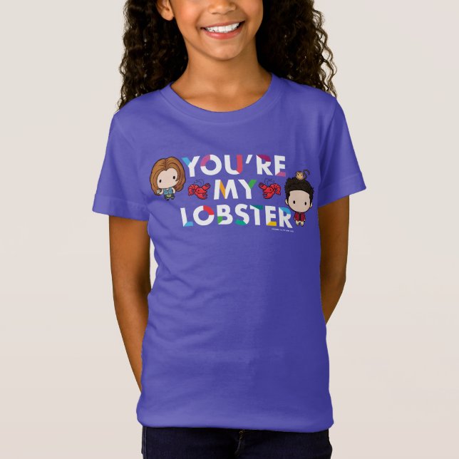 FRIENDS™ | Ross & Rachel  Lobster Chibi T-Shirt (Front)