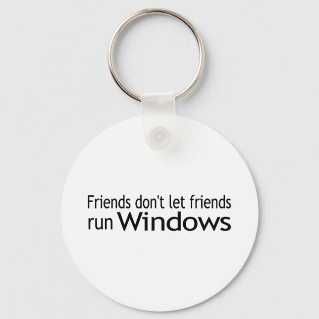 Friends Run Windows Key Ring (Front)