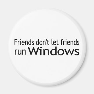 Friends Run Windows Magnet