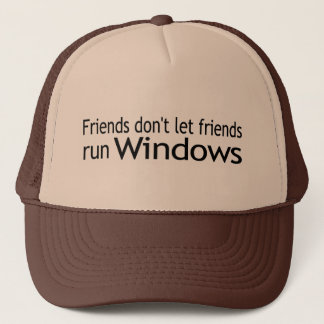 Friends Run Windows Trucker Hat