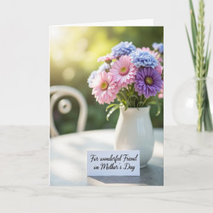 Friends Special Day Bouquet Card