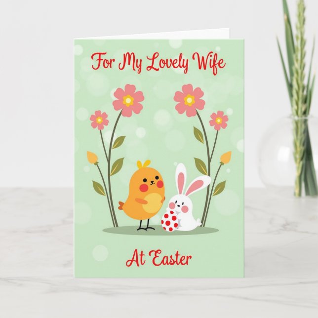 Friends Springtime Egg Card (Front)