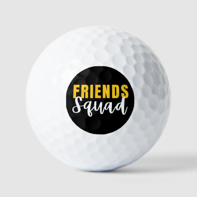 Friends Squad Golf Balls (Front)
