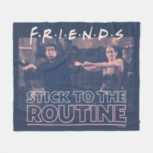 FRIENDS™   Stick to the Routine Fleece Blanket
