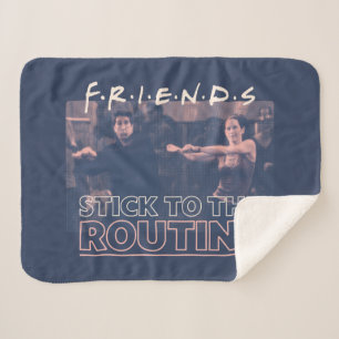 FRIENDS™ Stick to the Routine Sherpa Blanket