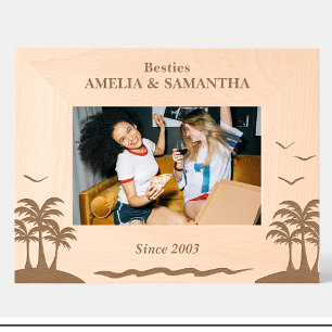 Friends Summer Scene Custom Wood Picture Frames
