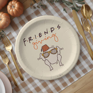 Friends T.V. Series Friendsgiving Party Paper Plate