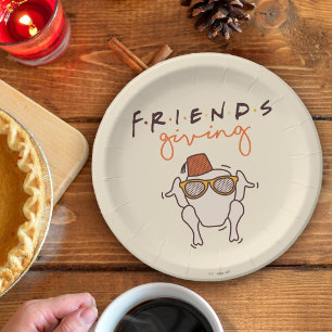 Friends T.V. Series Friendsgiving Party Paper Plate