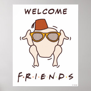 Friends T.V. Series Friendsgiving Party Welcome Poster