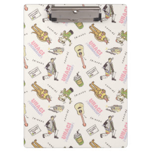 FRIENDS™ Tan Cartoon Pattern Clipboard