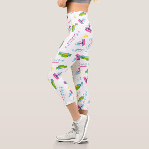 FRIENDS™ Taxi and Water Fountain Pattern Capri Leggings