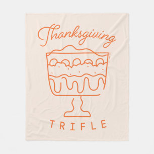 FRIENDS™ Thanksgiving Trifle Fleece Blanket