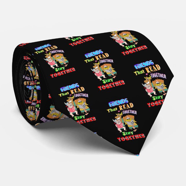 Friends That Read Together Stay Together Tie (Rolled)