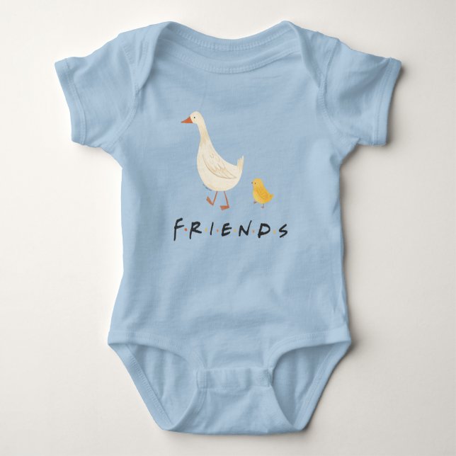 FRIENDS™ | The Chick and the Duck Baby Bodysuit (Front)
