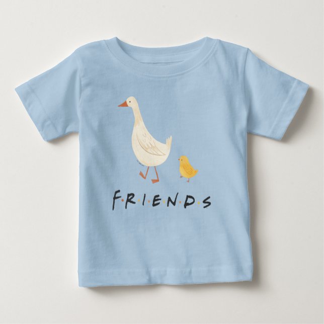 FRIENDS™ | The Chick and the Duck Baby T-Shirt (Front)