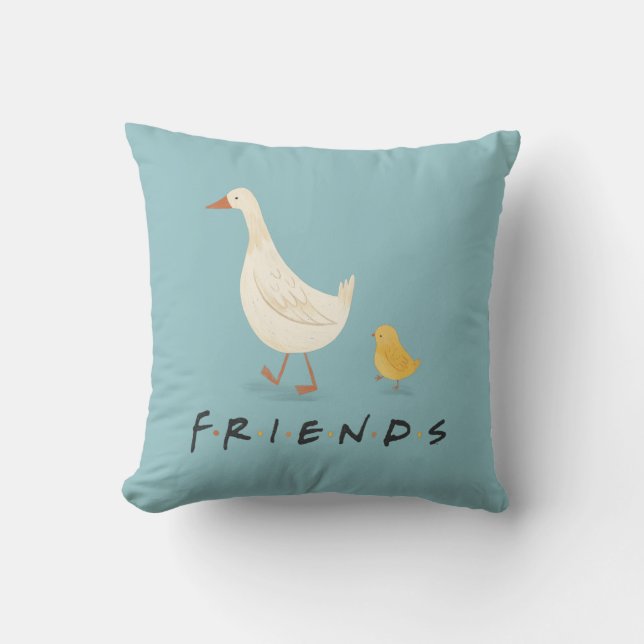 FRIENDS™ | The Chick and the Duck Cushion (Front)