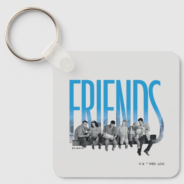 FRIENDS™ | The Gang Key Ring (Front)